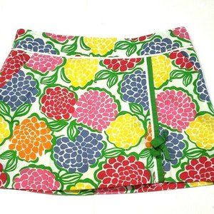 Lilly Pulitzer Women's Floral Size 6 Skort Skirt